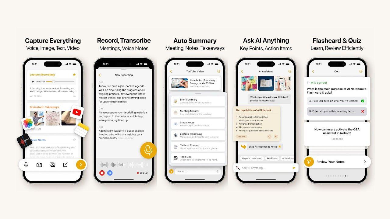AI Notebook App: Transcribing Everything You Hear