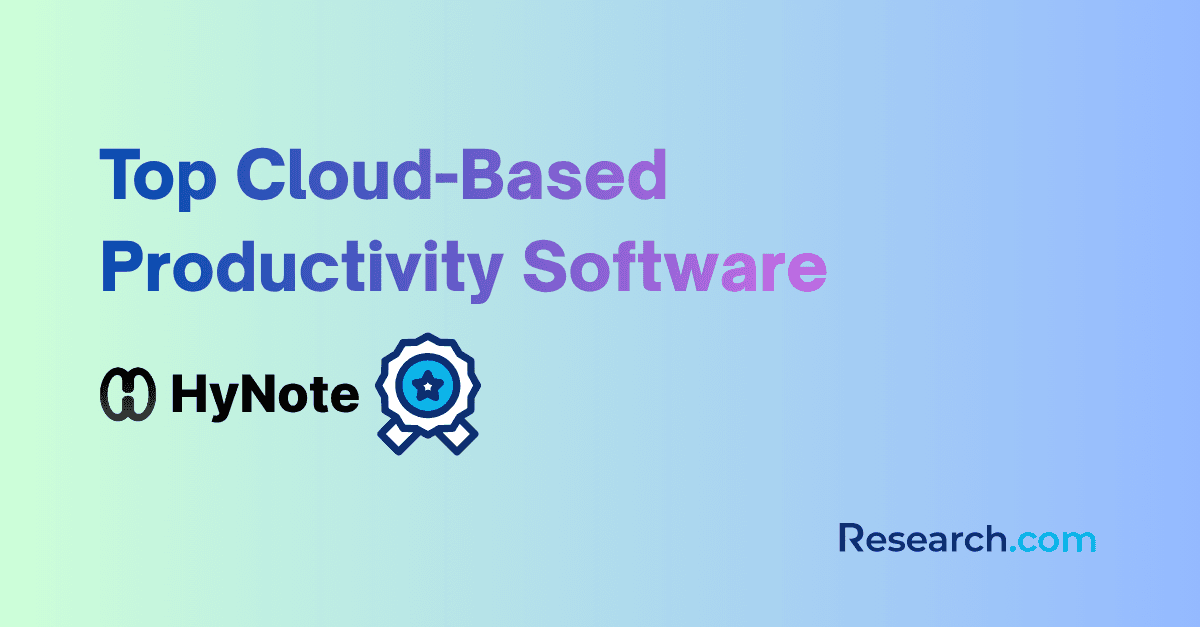 HyNote Gets Recognized by Leading B2B and Software Review Platform