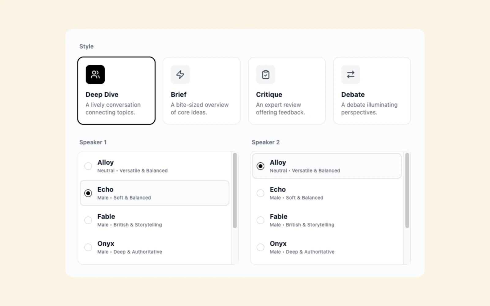 Personalized Audio Content Controls