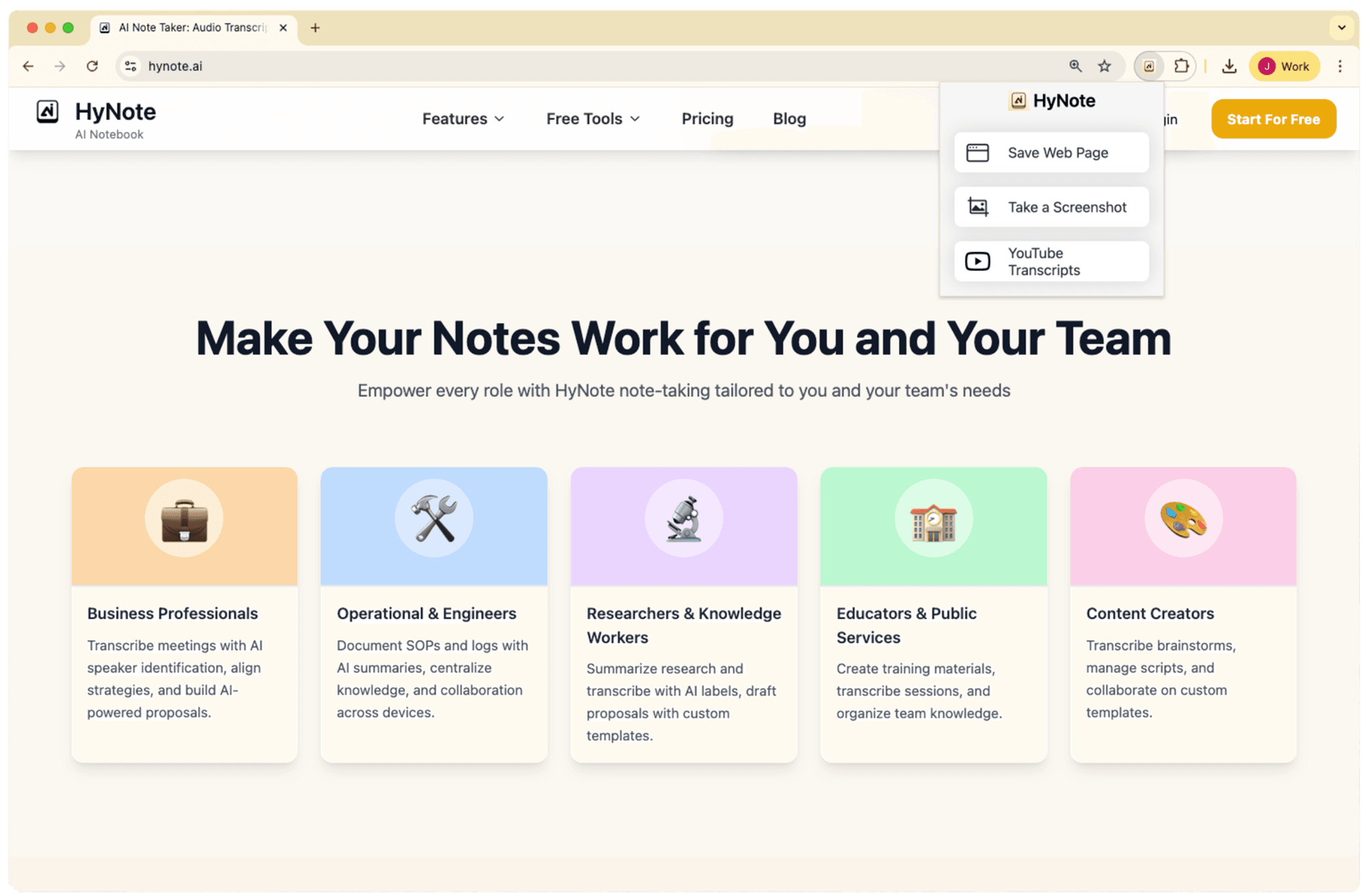 Knote Extension HyNote - Chrome Extension